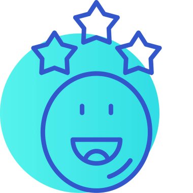 emoji. Web simgesi basit illüstrasyon