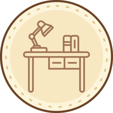 Bir kahve fincanı simgesinin vektör çizimi