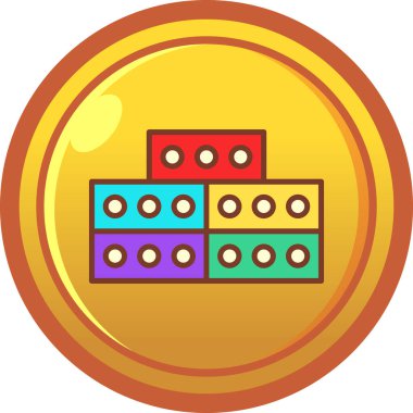 Oyun. Web simgesi basit illüstrasyon