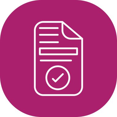 Vektör belgesi Simge illüstrasyonu