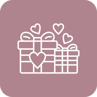 hediye kutularının vektör illüstrasyonu