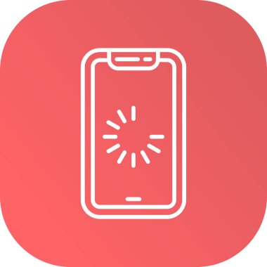 vektör telefon simgesi çizimi