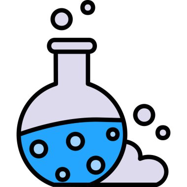 Kimyasal şişe. Basit tasarım