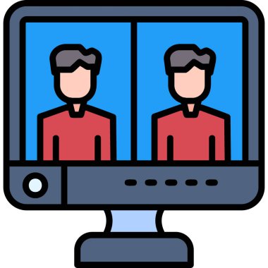 Konferans çağrısı simgesi - özet biçimi