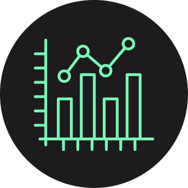 grafik vektörü ince çizgi simgesi
