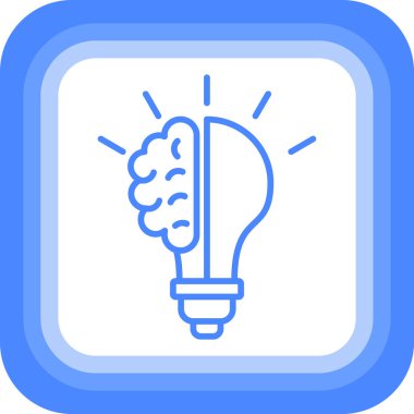 Ampul. Web simgesi basit illüstrasyon