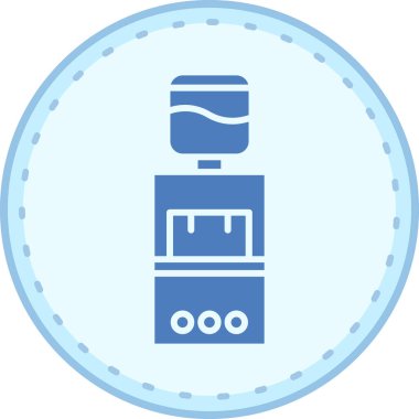 Su. Web simgesi basit illüstrasyon