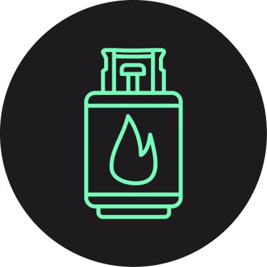 vektör yağ şişesi simgesi