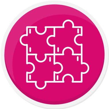 Vektör simge tasarlamak bulmaca