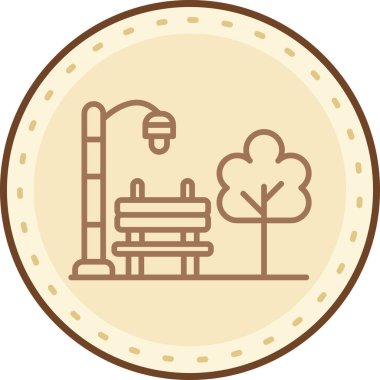 Modern çiftlik simgesinin vektör illüstrasyonu