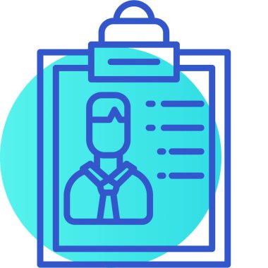 belge simgesi vektör illüstrasyonu