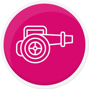 Tek bir izole arabanın vektör çizimi