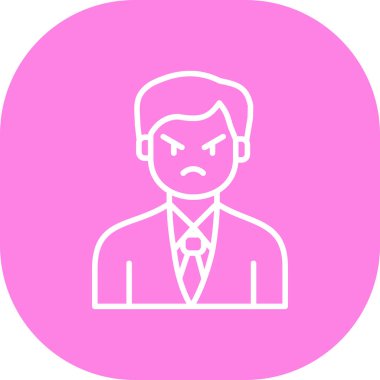 Vektör illüstrasyonu, iş adamı simgesi