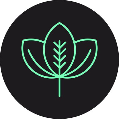 Çiçek Vektörü Şekil Simgesi Tasarımı