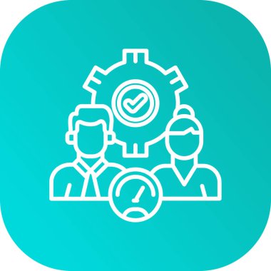 İş simgesinin vektör illüstrasyonu