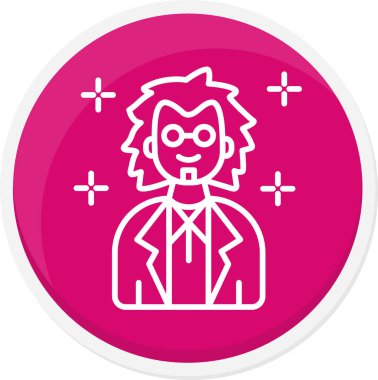 Modern simgenin vektör illüstrasyonu