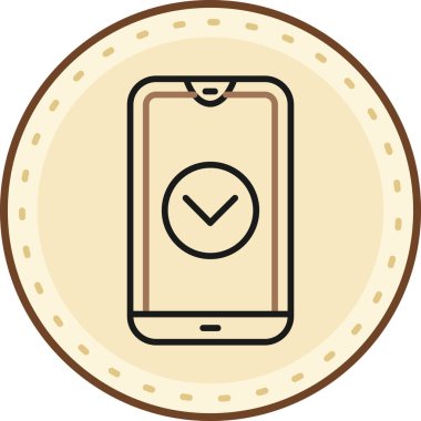 Cep telefonu. Basit tasarım