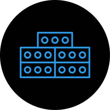 Modern b 'nin vektör illüstrasyonu inşa simgesinden yoksun