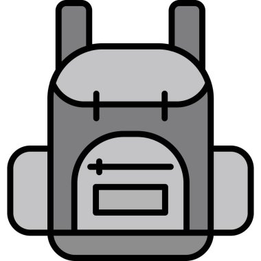 Şirin bir simge çizgi filminin vektör çizimi