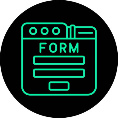 vektör belgesi web simgesi