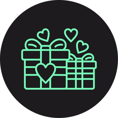 hediye kutusu vektör simgesi