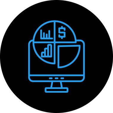 vektör para simgesi illüstrasyonu