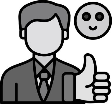 Avatar simgesi, vektör illüstrasyonu