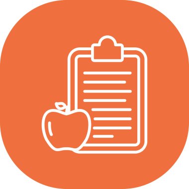 Belge simgesinin vektör illüstrasyonu