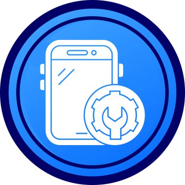 Mobil uygulamanın vektör illüstrasyonu