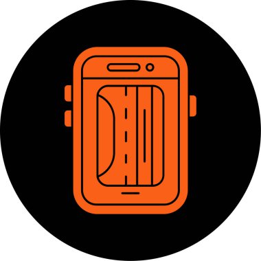 akıllı telefon simgesi vektör illüstrasyonu