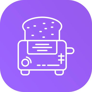 yiyecek simgesi, vektör illüstrasyonu