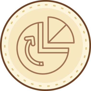 Para simgesinin vektör illüstrasyonu