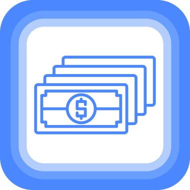 Para için. Web simgesi basit illüstrasyon