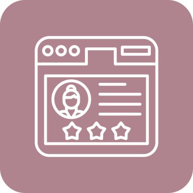 Sertifika ikonu vektör illüstrasyonu