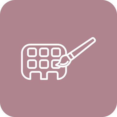 Araba anahtarı simgesinin vektör illüstrasyonu