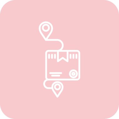 harita konumu ikon vektör illüstrasyonu