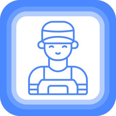 Beyzbol oyuncusu. Basit tasarım