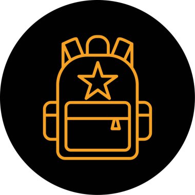 Moda biçimi izole edilmiş arkaplan yıldız simgesi