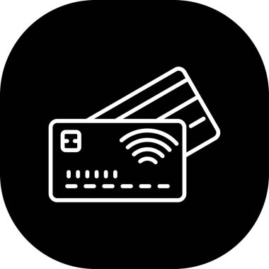 vektör kredi kartı ico