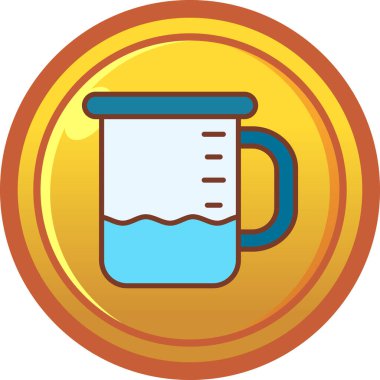 Bira. Web simgesi basit illüstrasyon