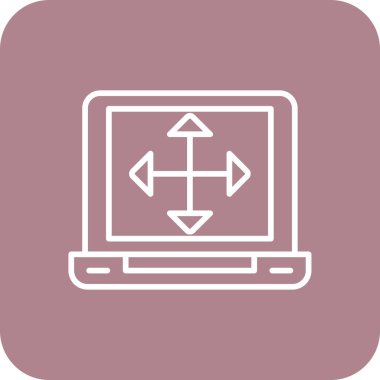 seo modern simgesinin vektör illüstrasyonu