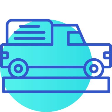 araba simgesi vektör illüstrasyonu