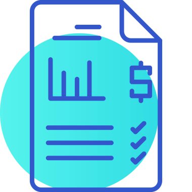 belge simgesi vektör illüstrasyonu