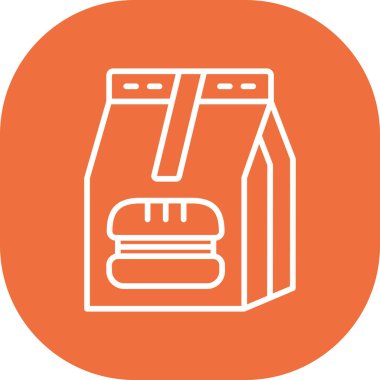 yiyecek ikonu vektör illüstrasyonu