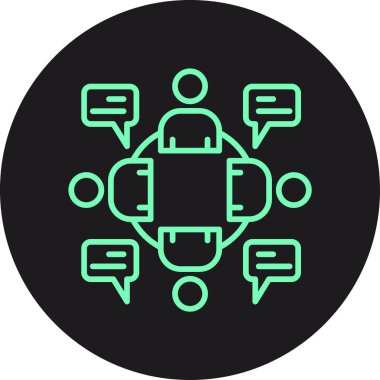 vektör sohbet simgesi, illüstrasyon, tasarım