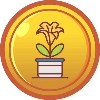 Saksıda bozuk para var..