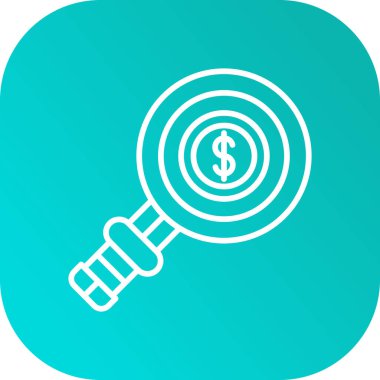 Doları vektör simge işareti simge vektör çizim kişisel ve ticari kullanım için..