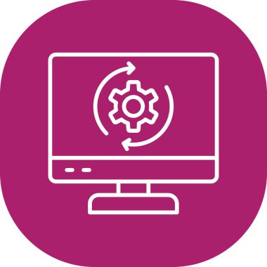 seo modern simgesinin vektör illüstrasyonu