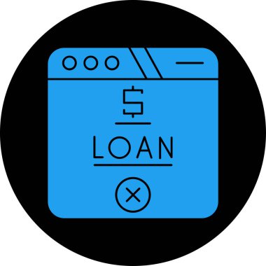 Bir kredi kartı simgesinin vektör çizimi