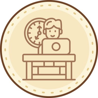 Para simgesi, vektör illüstrasyonu